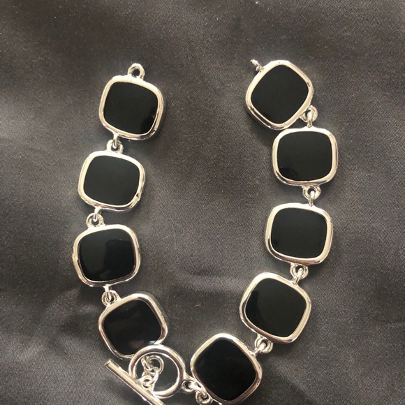 Onyx Necklace and Bracelet Set - Picture 2 of 2